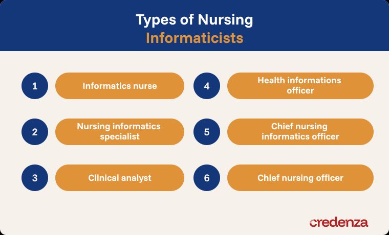 Types of Nursing Informaticists