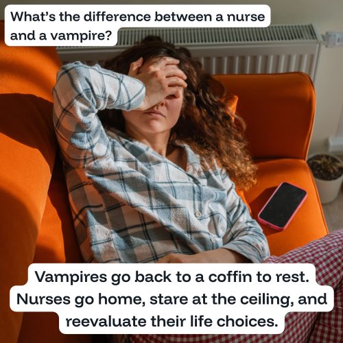 Nurse questioning career meme.