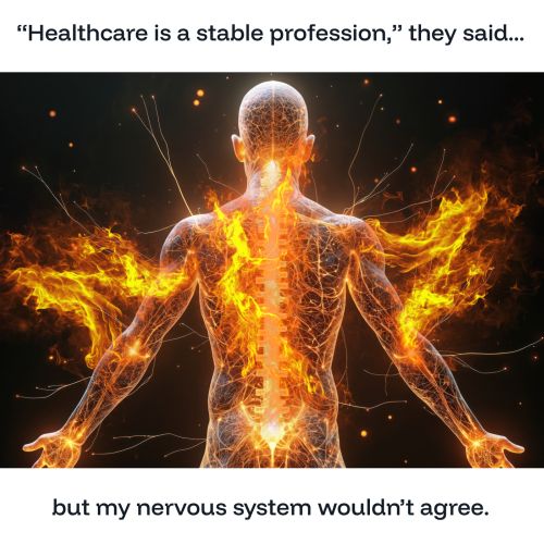 Nervous system nurse meme.