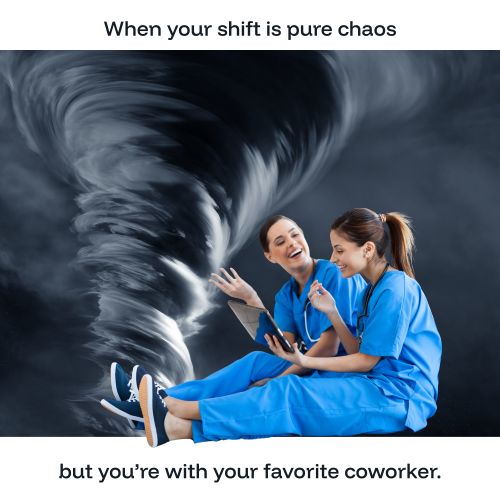 Nurses tornado meme.