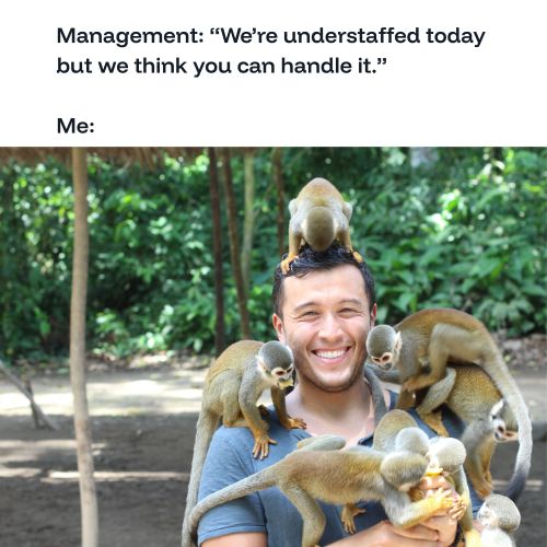 Nurse meme understaffed.