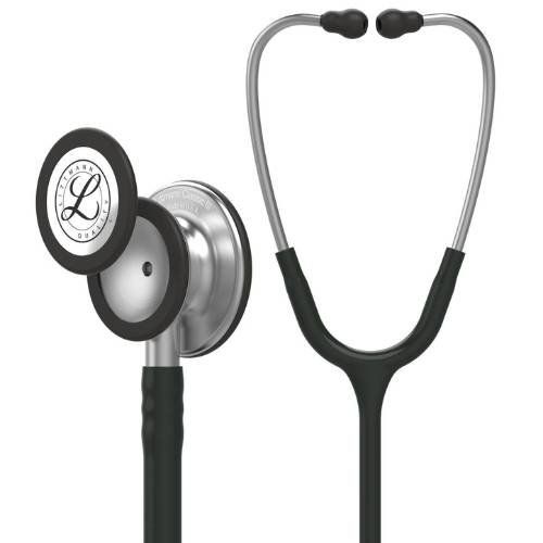 Black stethoscope.